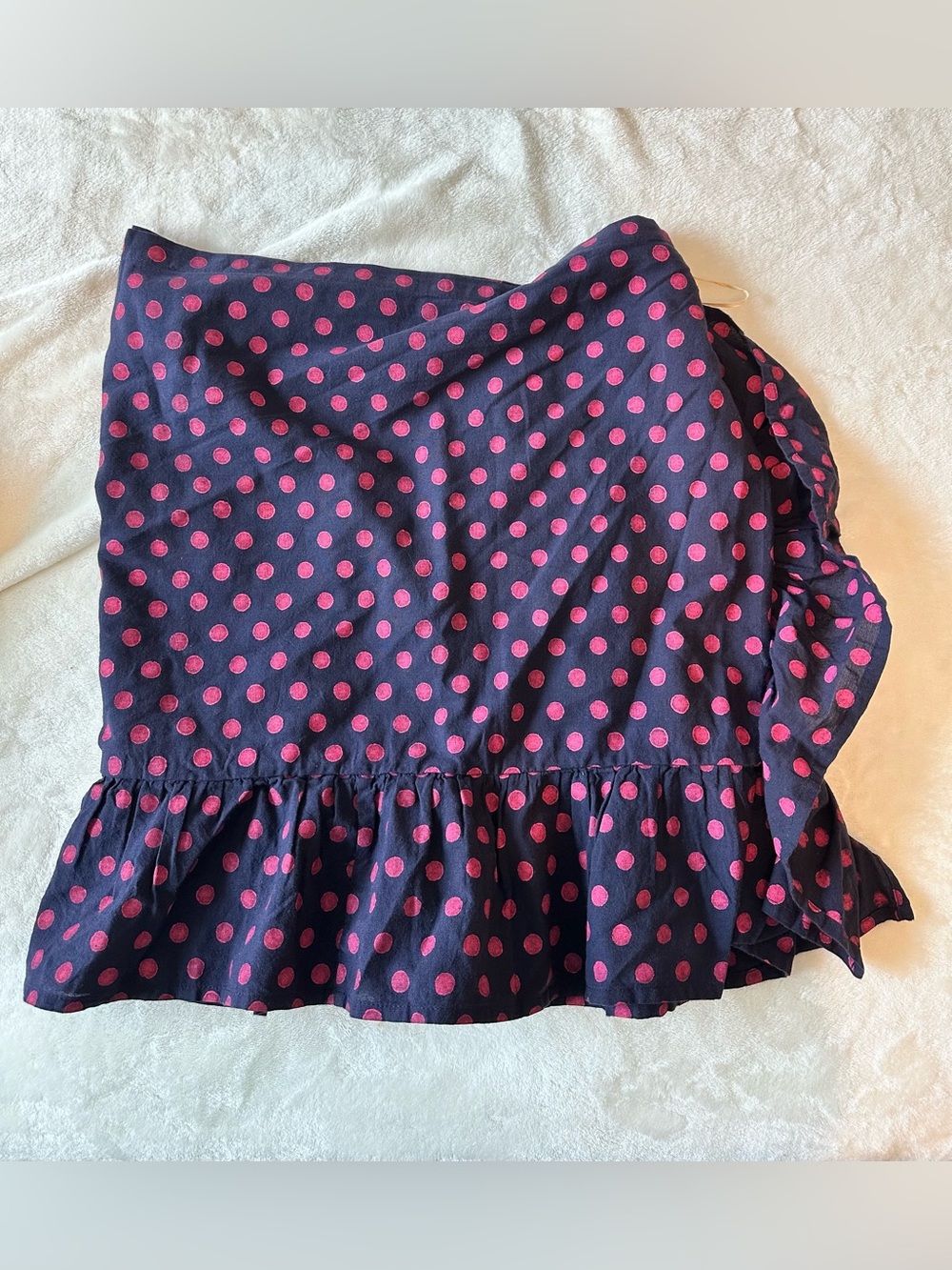 NWT Coniglio Palm Beach Mini Ruffle Pareo in True Summer Polka Dot